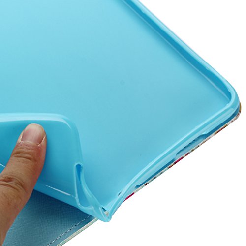 Samsung Galaxy TAB A 9.7 T550 Hülle, COLJOY Samsung Galaxy Tab A 9.7 SM-T550 T555 Kunstledertasche PU Schutzhülle Tasche Leder Brieftasche Hülle Case Cover mit praktischer Ständerfunktion und Auto Sleep / Wake Up Funktion, DDT002 - 5