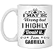 Produktbild Personalized Mug With Name For Men, Women - I May Be Wrong But I Highly Doubt It. I am GABRIELA - Your Coffee Mugs For Grandpa, Mom On Special Event - White Ceramic 11 Oz