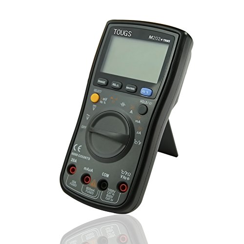 TOUGS M202 True-RMS Autorange Digital Multimeter Elektrischer Multi Tester mit REL und MAX / MIN Datum Hold - 7