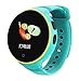 Produktbild DUBAOBAO Kinder-Smart Watch, 1,22"240 * 240 Pixel Mobile Smart Watch, IP54 Kind wasserdicht WiFi und Kamera Null Distanz Positionierung, 3 Farben,Green