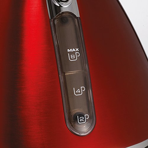 Morphy Richards 102004EE Accents Wasserkocher Pryramide rot - 4