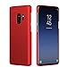 Price comparison product image PEDEA Hybrid Hardcase for Samsung Galaxy S9, red - suitable for Galaxy S9 G960F