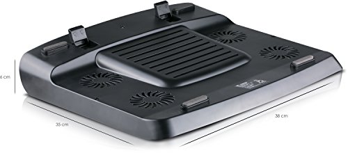NOTEBOOK LAPTOP KÜHLER COOLER STÄNDER- 5 x LÜFTER – 2 x USB – 10 – 17″ ZOLL - 5
