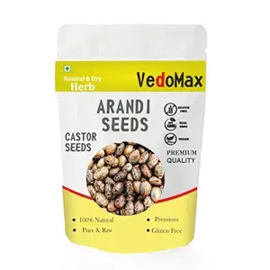 VedoMax Arandi Beej | Castor Seeds | Arandi Ke Beej | (100 gm)