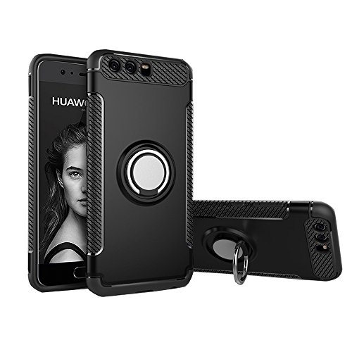 huawei p10 Funda COOLKE Doble Capa TPU PC Shockproof Anti-rasgu os tel fono caso protecci n C scara Cover de 360 Rotating Ring Grip Stand Holder para huawei p10 - Negro reviews huawei p10 Funda COOLKE Doble Capa TPU PC Shockproof Anti-rasgu os tel fono caso protecci n C scara Cover de 360 Rotating Ring Grip Stand Holder para huawei p10 - Negro