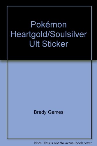 Preisvergleich Produktbild Pokémon Heartgold / Soulsilver Ult Sticker