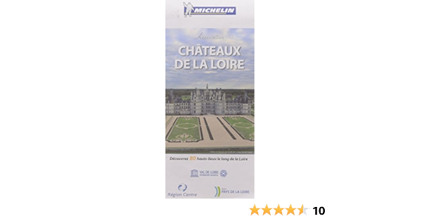 Amazon Fr Carte Chateaux De La Loire Ex Vallee Des Rois Michelin Livres