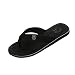 Produktbild Flip Flops Herren,sonnena Herren-Sommer Flip-Flops Pantoffeln Strandsandalen Indoor & Outdoor Casual shoes Eva/fest/flach mit/Slip-on/Sommer/Nähen/Flip Flops/Freizeit (41, Sexy Schwarz)