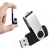 【Duradero】: La memoria USB tiene una cubierta protectora metálica giratoria que se ve elegante y puede evitar que el Pendrive USB se raye y se puede usar durante mucho tiempo.