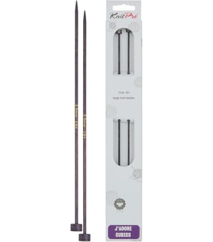 Aiguilles à Tricoter KnitPro 3.5mm - Bois Coloré - Pointes Parfaites