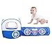 Produktbild Spielzelt für Kinder mit Tunnel, Spielzelt Pop Up Tunnel-Set, Yurt Ball Pit faltbar mit Basketball Hoop Playhouse, Spielspiele für Spiele