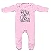 Party My Crib 2am Bring A Bottle Baby Romper Sleep Suit (Baby Pink, 3-6m)