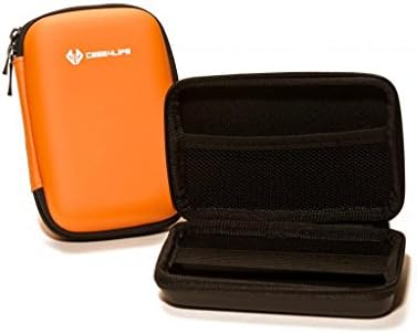 Case4Life Orange Hard Shockproof Digital Camera Case Bag for Samsung NX3300, NX500, TL500, WB350F - Lifetime Warranty