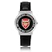 Price comparison product image ZOOMEVERYDAY® Arsenal Slim Leather Strap Wrist Watch (Black)