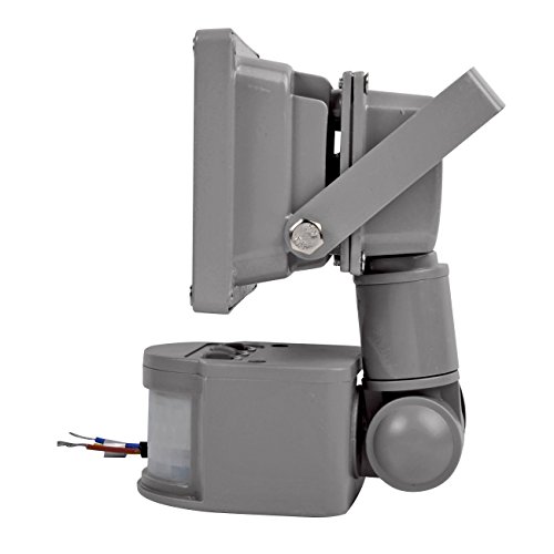 HimanJie LED Fluter Spot Außenstrahler Flutlich Strahler + Bewegungsmelder ausser Scheinwerfer Außenwandleuchte wasserdicht IP65 (kaltweiß(10W)) - 6