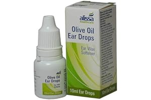 ALISSA Olive Oil Ear Drops Softens Removes Wax 10ml, Pack of 3
