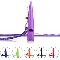 [Gesponsert]Rusty Bob - Hundepfeife - Gleich bleibender Pfeifton 210.5 Hz - Einfaches Hundetraining & Welpen-Erziehung - Pfeife für Hunde - Lila