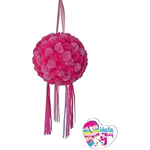 Piñata Feld von Blumen, mit Pompons. Hochzeit Piñata. Piñata Jahrestag (Optionaler Stick)