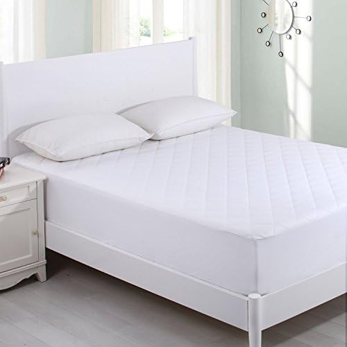 Dreamaker Cotton Quilted Mattress Protector Fitted Sheet Cover Bed Bug Proof, Antibacterial, Anti-dustmite, Hypoallergenic (Double)