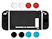Produktbild Nintendo Switch Case, Chickwin Silikon Soft Durable Flexible Anti-Rutsch Silikon Schutzhülle Tasche für Nintendo Switch (Schwarz)