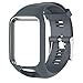 Produktbild Huang Dog-shop Uhrenarmband für Tomtom Runner 2 3 Serie Watch Silikon Uhrenarmband GPS Uhr Spark 3 Golfer 2 Abenteurer Ersatz-Silikonband Gurt Zubehör mit Sieb Protektoren