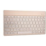 Samsung Galaxy Tab S2 9.7 keyboard, COOPER AURORA 7-Color Backlight LED Bluetooth Premium Wireless Portable Tablet Keyboard Laptop Keys, 60hr+ Rechargeable Battery (Gold)