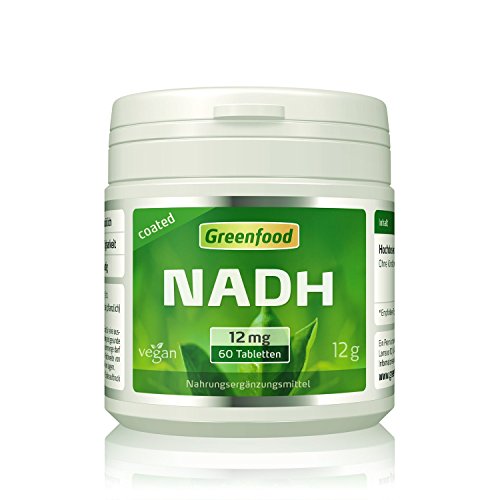 Preisvergleich Produktbild Greenfood NADH, 12mg NADH, 60 Tabletten