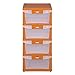 Nilkamal Series-24 Chest of Drawers (Orange) RS.2057.00
