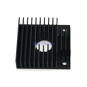 Generic MK7 MK8 Extruder Heat Sink 40 * 40 * 11mm Black Metal for 3D Printer Makerbot