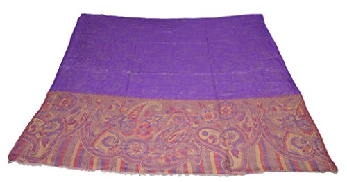 SOFIASCashmere Wooven Large Shawl,Size-100 cms x 200 cms,Natural Brown(New)