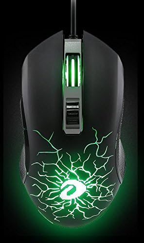 Wanggloy Em905 Mouse Cable Gaming Gaming Backlight, 906 Black