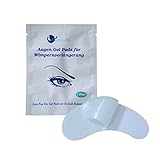 Dermastil 50 pairs Lint Free Under Eye Patch for Semi Permanent Eyelash Extensions- Silver Bags