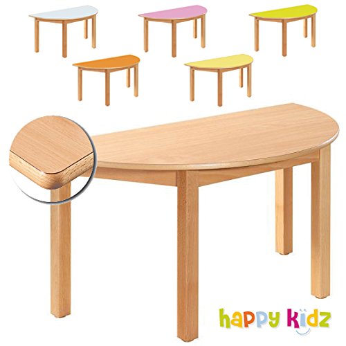 'Kidz Premium Formica Table 120 x 60 cm (Half Moon)