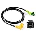 Produktbild XCSOURCE® USB Schalter + Draht Kabel Adapter für VW Golf MK6 Jetta RCD510 RNS315 AC519