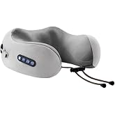 FEGEL FG-01 Seyahat Tipi Masajlı Boyun Yastığı (Gri)