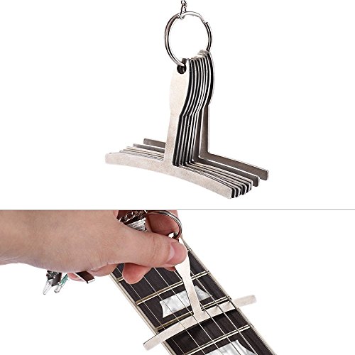 ammoon-9pcs-Bajo-Elctrico-Understring-Radio-Luthier-Gauge-Acero-Inoxidable-Conjunto-de-Herramientas-Ajuste-de-Asiento-del-Puente-con-Pasador-de-Traccin