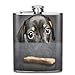 Produktbild Stainless Steel Flask, Whiskey Flask Vodka Alcohol Flask Hungry Dachshund Puppy Portable Pocket Bottle, Bag Bottle, Camping Wine Bottle, Suitable For Men And Women 7oz