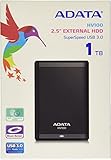 ADATA AHV100-1TU3-CBK Classic HV100 externe Festplatte 1TB (6,4 cm (2,5 Zoll), USB 3.0) schwarz
