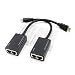 Produktbild ForceSthrength 1 Paar CAT5e CAT6 Extender 30m 10ft HDMI zu RJ45 Netzwerkerweiterungsverstärker