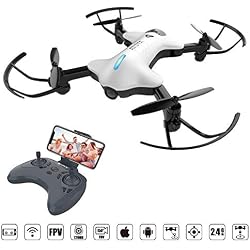 ATOYX AT-146 Drohne mit Kamera HD 720P WiFi FPV Quadrocopter, App-Steuerung, One Key Start/Landung,Headless Modus,Faltdrohne für Anfänger und Kinder