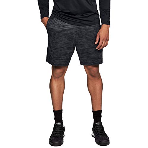 Under Armour Herren UA MK-1 Twist Shorts atmungsaktive und leichte Sportshorts, komfortable und schnelltrocknende Kurze Sporthose, Schwarz, MD