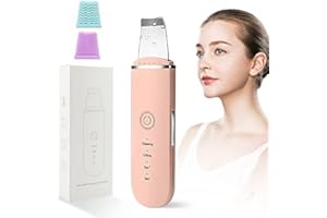 BelonLink Skin Scrubber, Limpiador Facial Ultrasónico, Peeling Facial con 4 Modos, USB Recargable, Exfoliación Facial Limpiador dePoros,para Limpieza Facial y Cuidado Facial