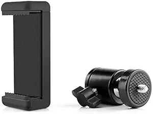AKMY Tripod Mount Adapter| Tripod Mobile Holder|Tripod Phone Mount| Smartphone Clip Clipper 360 Degree for Taking Magic Video Shots & Pictures.