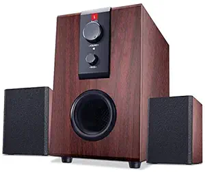 iBall Raaga 2.1 Q9 Full Wood Speakers (Rosewood)