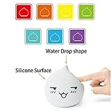 LiZhi LED Nachtlicht,Kinder Silikon LED Nachtlicht mit 7 Farben ,USB aufladbar Touch Sensor LED Nachttischlampe für Babys Zimmer, Schlafzimmer Wohnzimmer,Camping,Picknick Indoor/Outdoor - 4