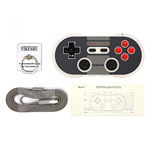 N30 PRO Controlador de juegos, YIKESHU 8 SNES NES Controlador inalÃ¡mbrico Bluetooth Controlador clÃ¡sico de juegos de Nintendo Android Windows macOS