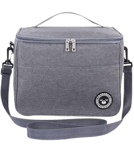 Sac Repas Bureau Sac Repas Isotherme Mikiuly - 27,5x26cm, Isolation Renforcée Pour Travail, école, Pique-nique Lunch Bag Travail école