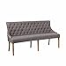 Produktbild Pharao24 Essbank in Grau Stoff Chesterfield Look