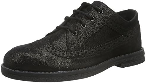 Richter Kinderschuhe Girls’ Cloe Brogues, Grau (Anthracite 9700), 1