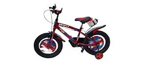 X THIRTEEN Sporty Bicycle Single Speed for Kids, with Caliper Brakes and Tubular Tyre, Frame Size 14T, Steel Frame, for 4 Year and Above (Size_14 X 2.40)